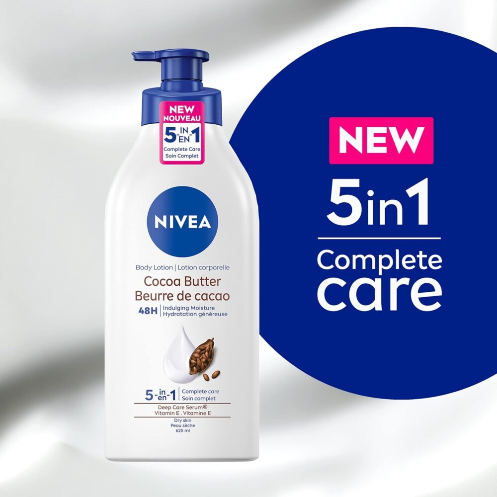 NIVEA Cocoa Butter Body Cream with Deep Nourishing Serum - Image 3